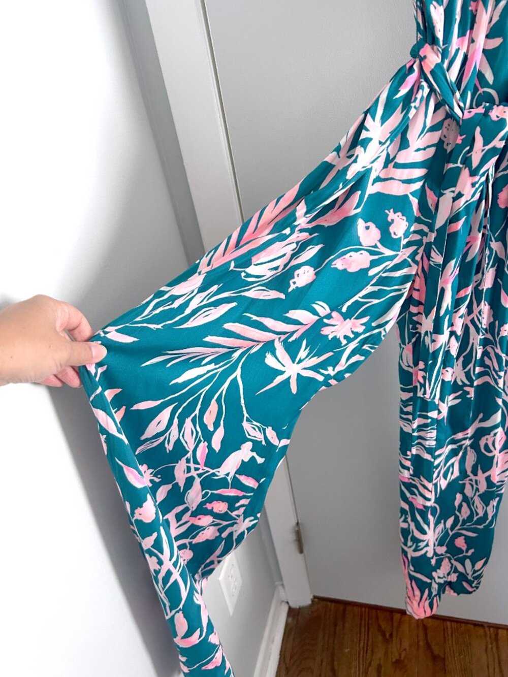 Lilly Pulitzer Tropical Emilea Print Wide Leg Jumpsuit Resort Vacation Size S - Picture 5 of 10